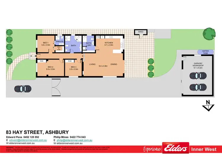 Floorplan of Homely house listing, 83 Hay Street, Ashbury NSW 2193