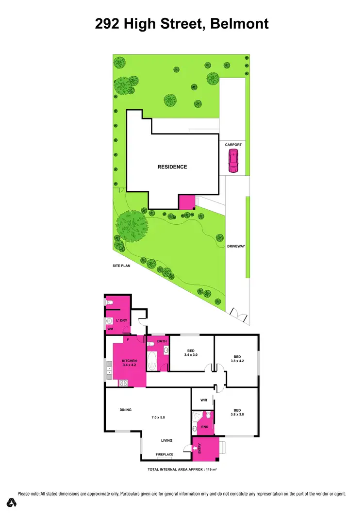 Floorplan of Homely house listing, 292 High St, Belmont VIC 3216