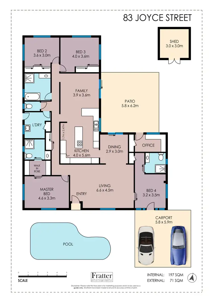 Floorplan of Homely house listing, 83 Joyce Street, Kirwan QLD 4817