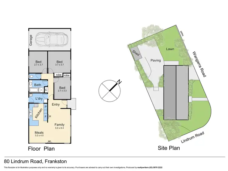 Floorplan of Homely house listing, 80 Lindrum Road, Frankston VIC 3199