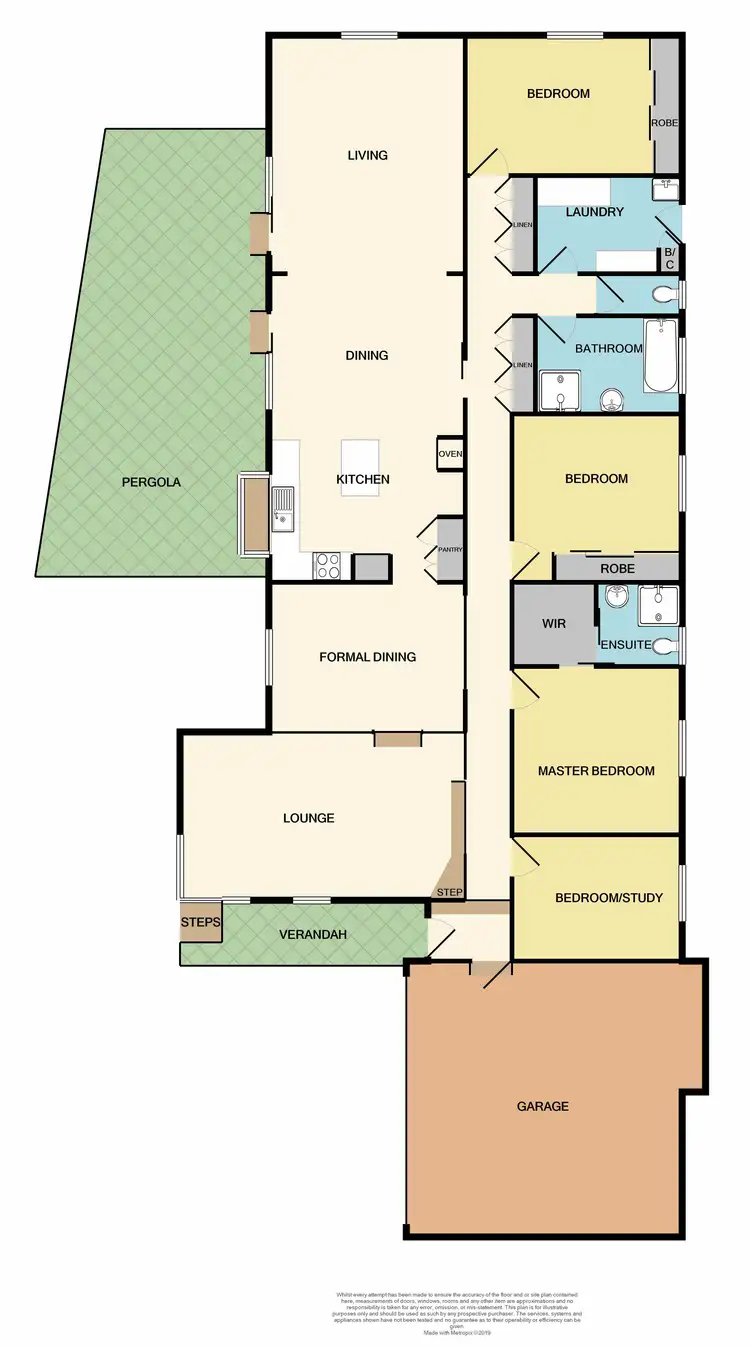 Floorplan of Homely house listing, 7 Justin Drive, Tenambit NSW 2323