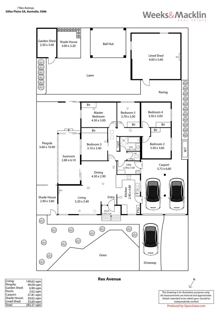 Floorplan of Homely house listing, 7 Rex Ave, Gilles Plains SA 5086