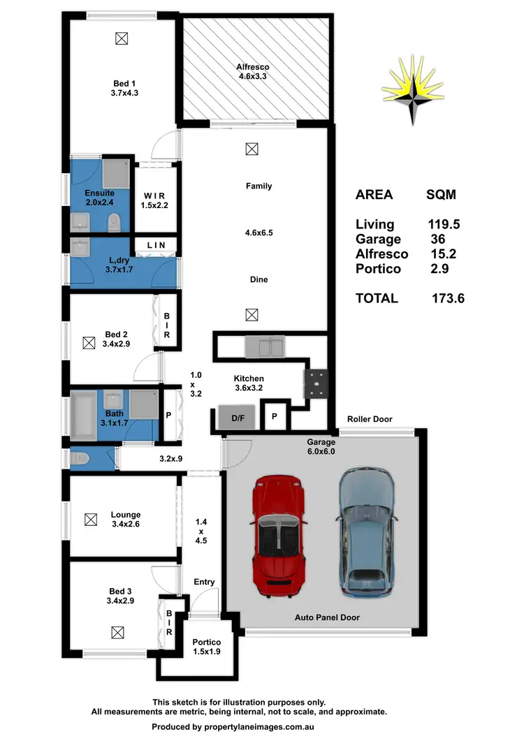 Floorplan of Homely house listing, 6 Mango Street, Direk SA 5110
