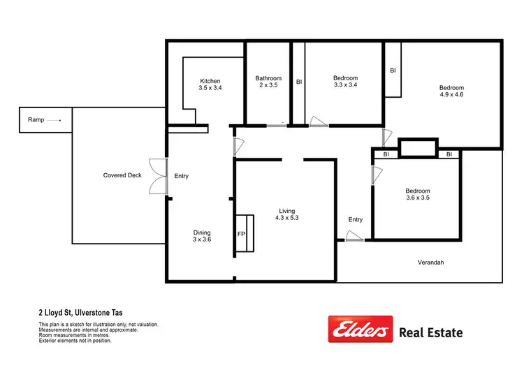 Floorplan of Homely house listing, 2 Lloyd Street, Ulverstone TAS 7315