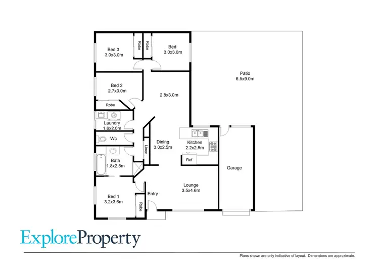 Floorplan of Homely house listing, 36 Grigor Street, Caboolture QLD 4510