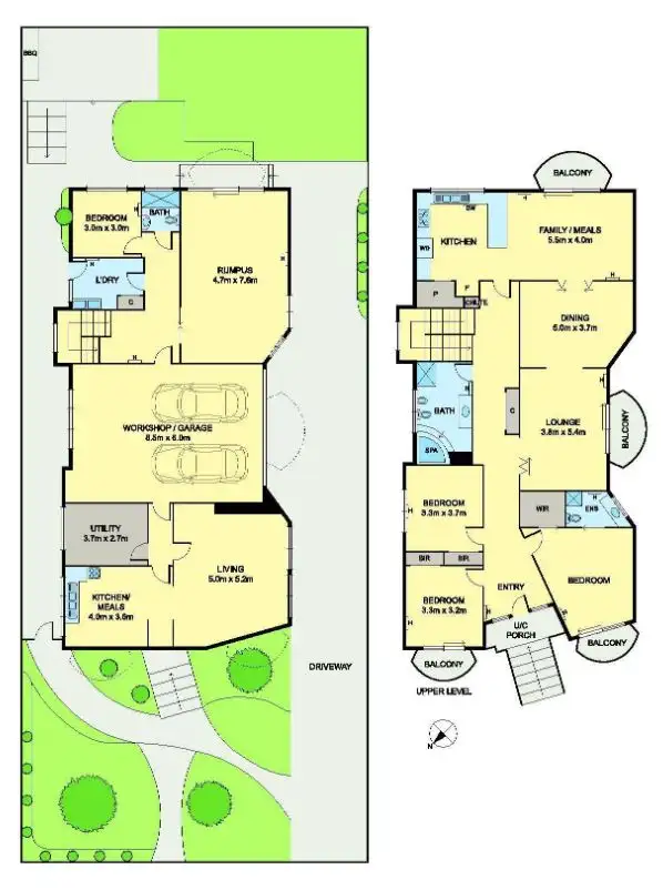 Floorplan of Homely house listing, 43 Gertz Avenue, Reservoir VIC 3073