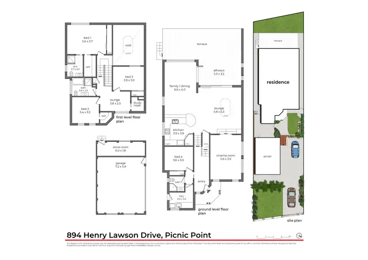 Floorplan of Homely house listing, 894 Henry Lawson Drive, Picnic Point NSW 2213