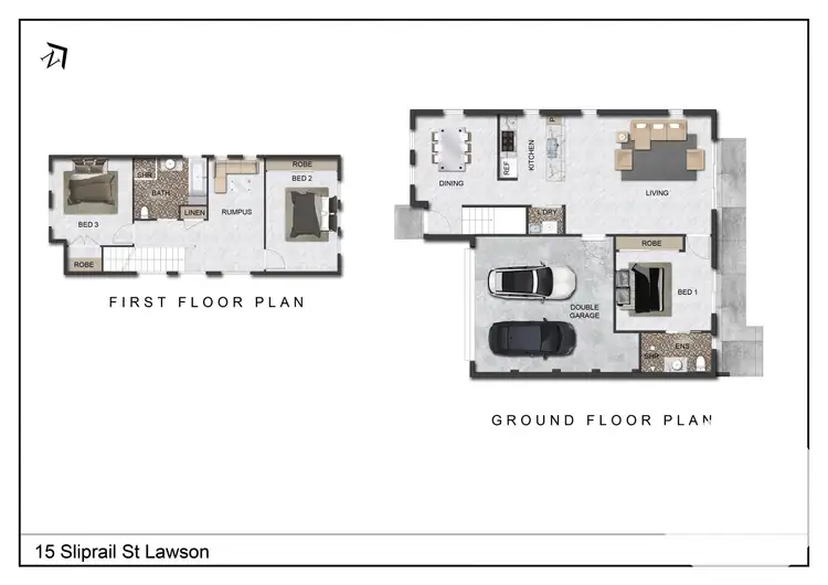Floorplan of Homely house listing, 15 Sliprail Street, Lawson ACT 2617