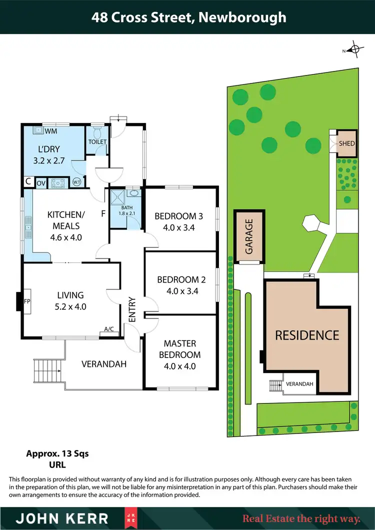 Floorplan of Homely house listing, 48 Cross Street, Newborough VIC 3825
