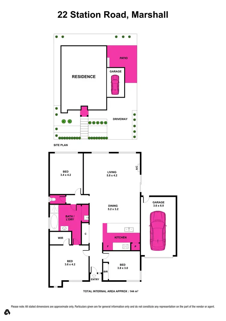 Floorplan of Homely house listing, 22 Station Road, Marshall VIC 3216