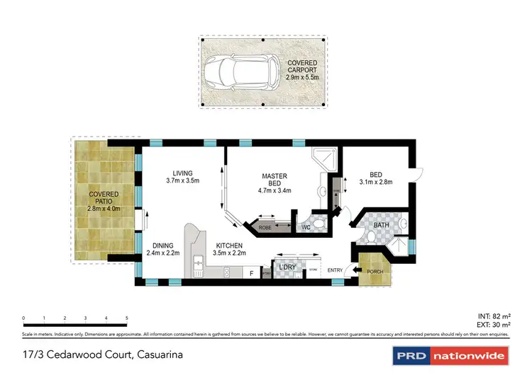 Floorplan of Homely apartment listing, 17/3 Cedarwood Court, Casuarina NSW 2487