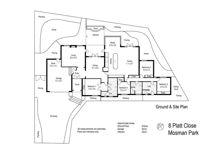 Floorplan of Homely house listing, 8 Platt Close, Mosman Park WA 6012