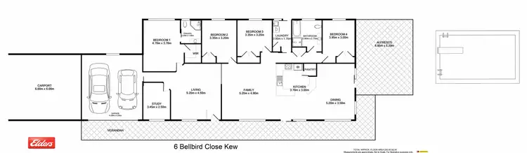 Floorplan of Homely house listing, 6 Bellbird Close, Kew NSW 2439