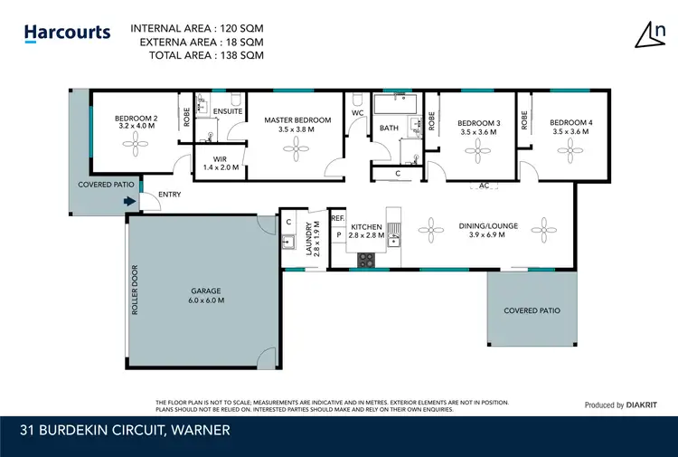 Floorplan of Homely house listing, 31 Burdekin Circuit, Warner QLD 4500