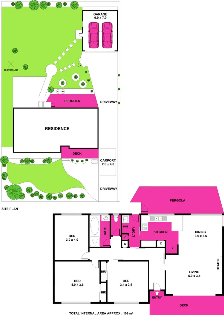 Floorplan of Homely house listing, 14 Tucker Street, Breakwater VIC 3219