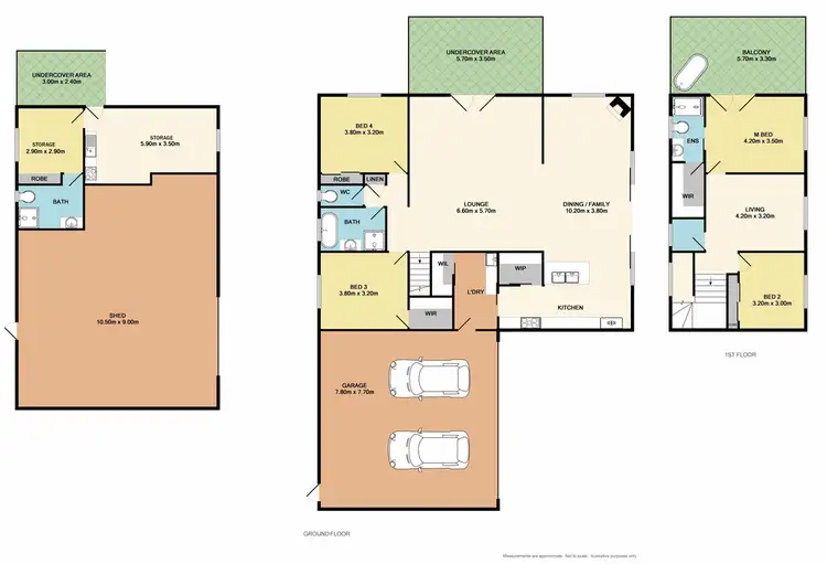 Floorplan of Homely house listing, 8 Silva Drive, Benalla VIC 3672