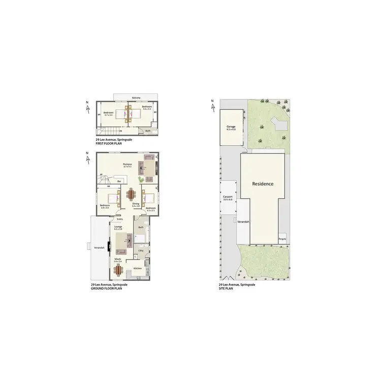 Floorplan of Homely house listing, 29 Lee Avenue, Springvale VIC 3171
