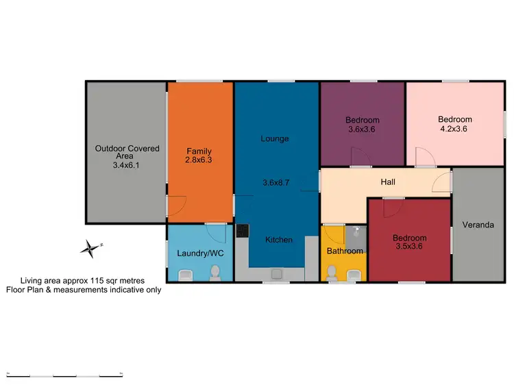 Floorplan of Homely house listing, 86 Bank Street, Molong NSW 2866