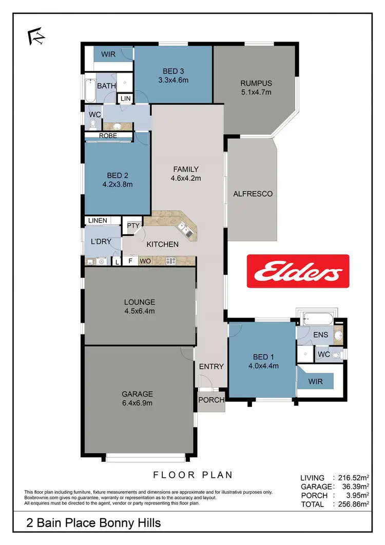 Floorplan of Homely house listing, 2 Bain Place, Bonny Hills NSW 2445