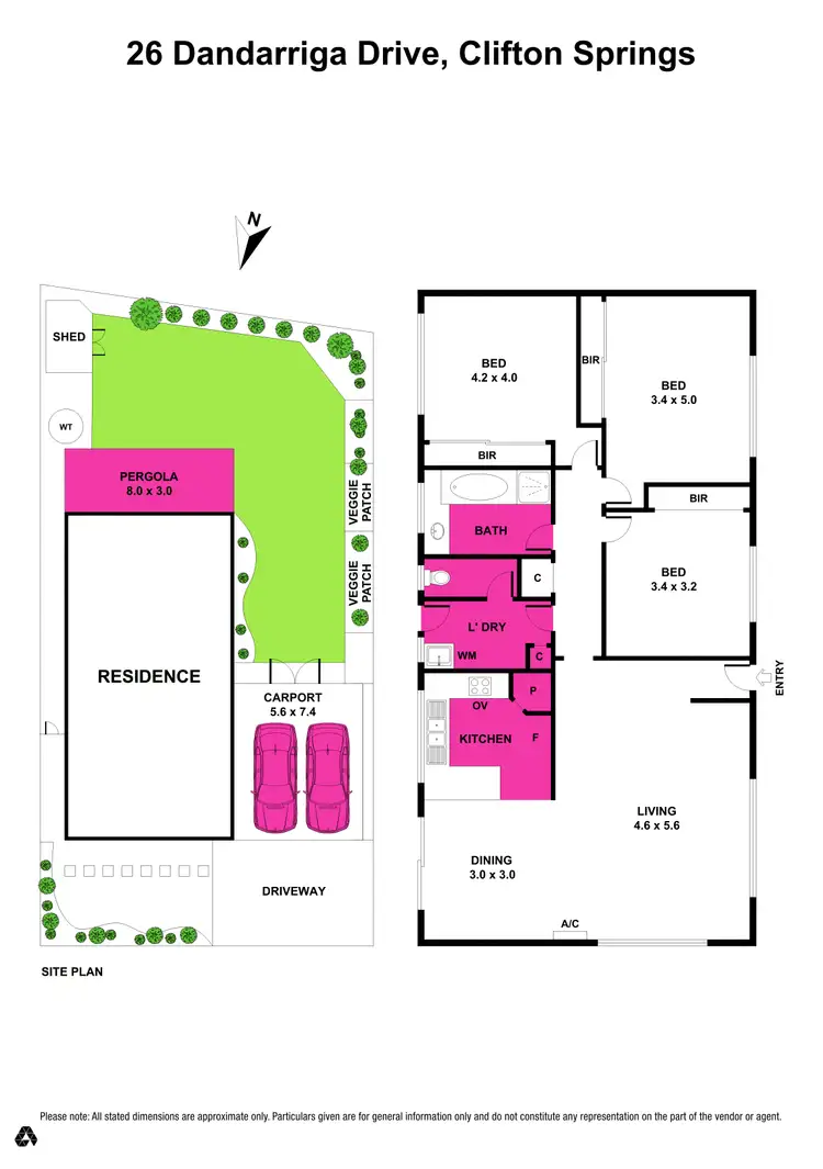 Floorplan of Homely house listing, 26 Dandarriga Drive, Clifton Springs VIC 3222