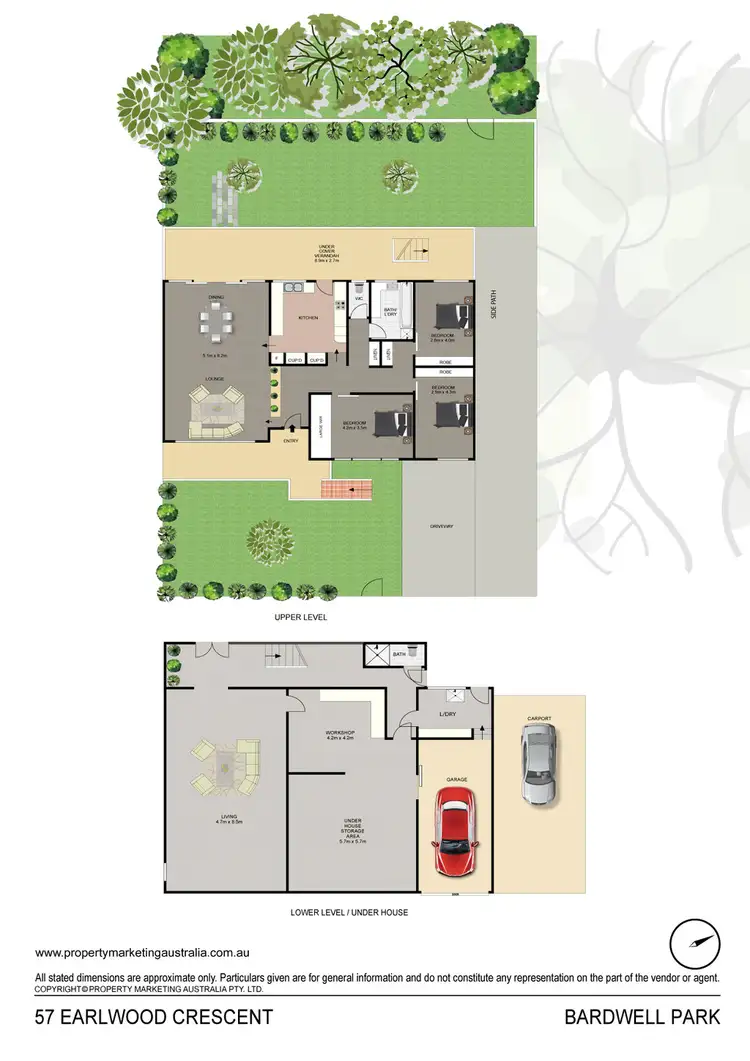 Floorplan of Homely house listing, 57 Earlwood Crescent, Bardwell Park NSW 2207