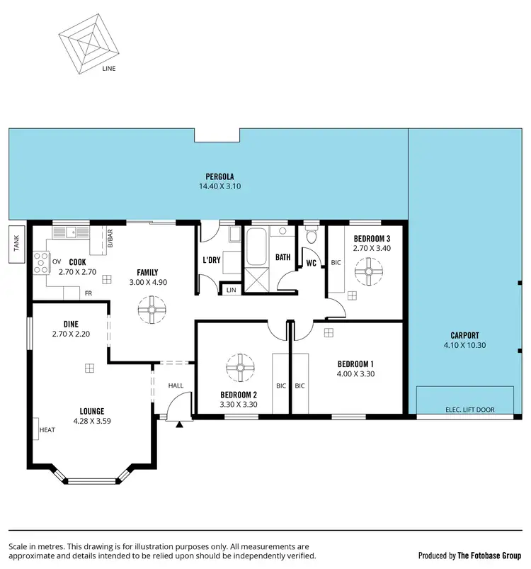 Floorplan of Homely house listing, 68 Brentwood Drive, Huntfield Heights SA 5163