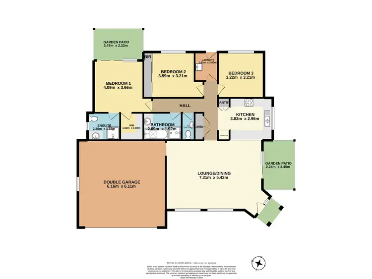 Floorplan of Homely villa listing, 14/134 Kanahooka Road, Kanahooka NSW 2530