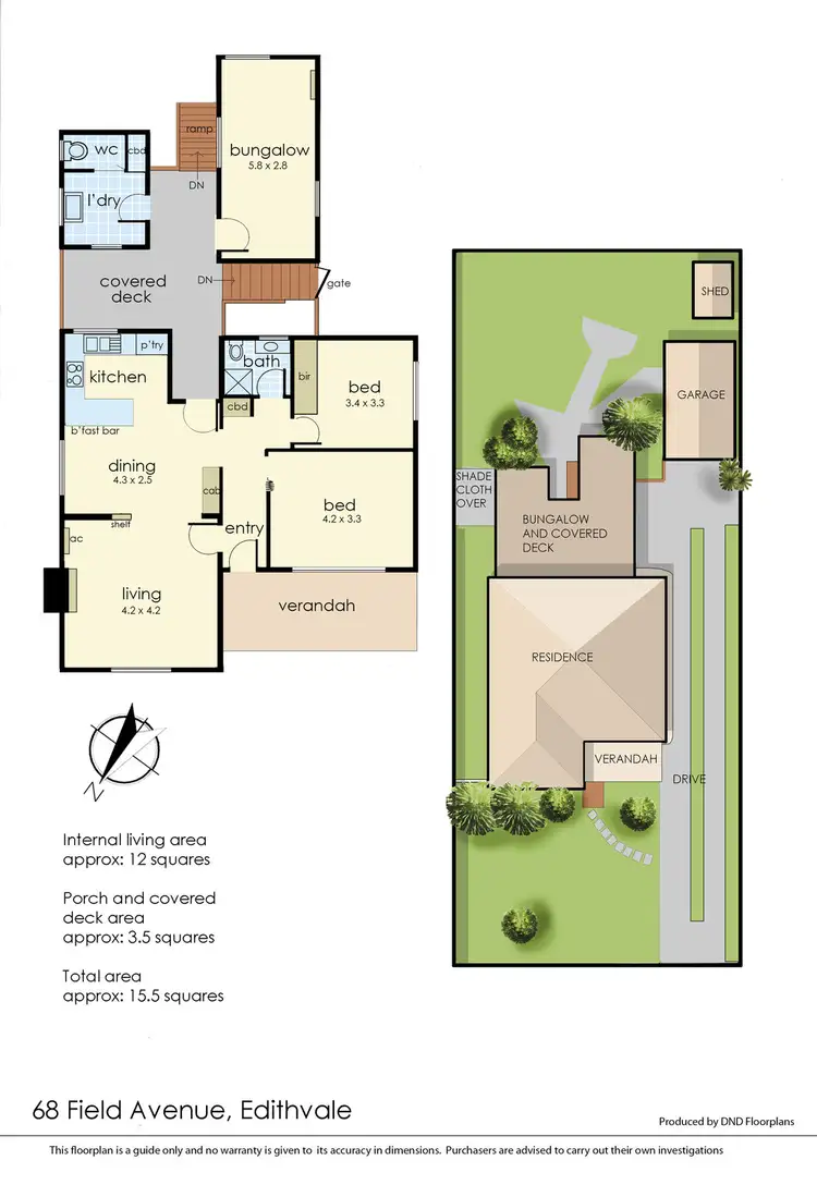 Floorplan of Homely house listing, 68 Field Avenue, Edithvale VIC 3196