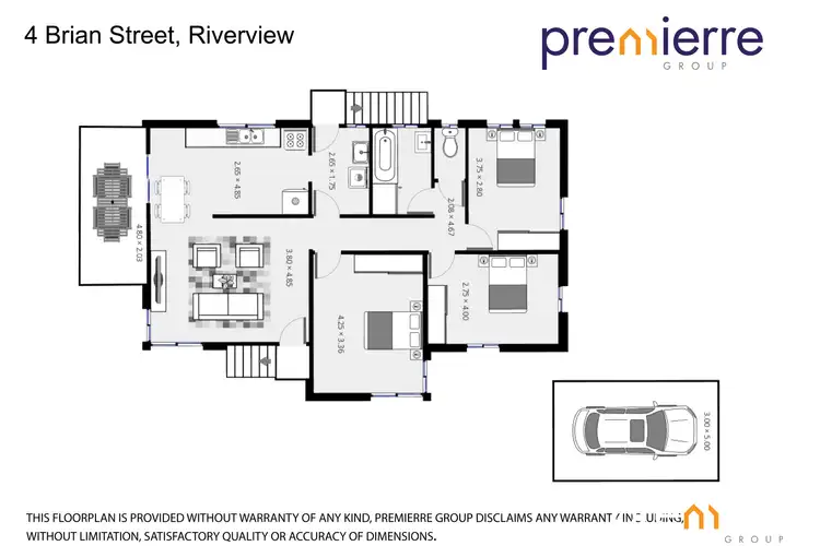 Floorplan of Homely house listing, 4 Brian Street, Riverview QLD 4303