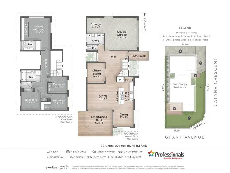 Floorplan of Homely house listing, 30 Grant Avenue, Hope Island QLD 4212