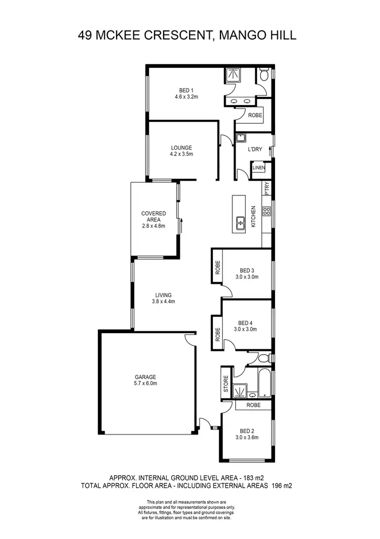 Floorplan of Homely house listing, 49 McKee Crescent, Mango Hill QLD 4509