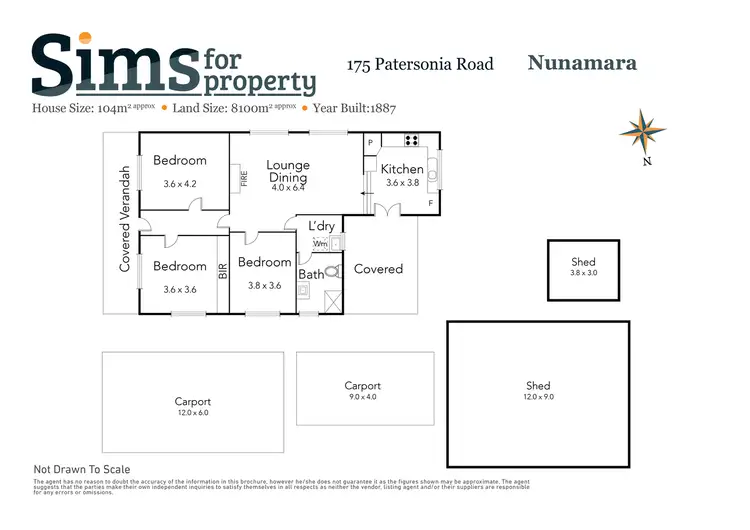 Floorplan of Homely house listing, 175 Patersonia Road, Nunamara TAS 7259
