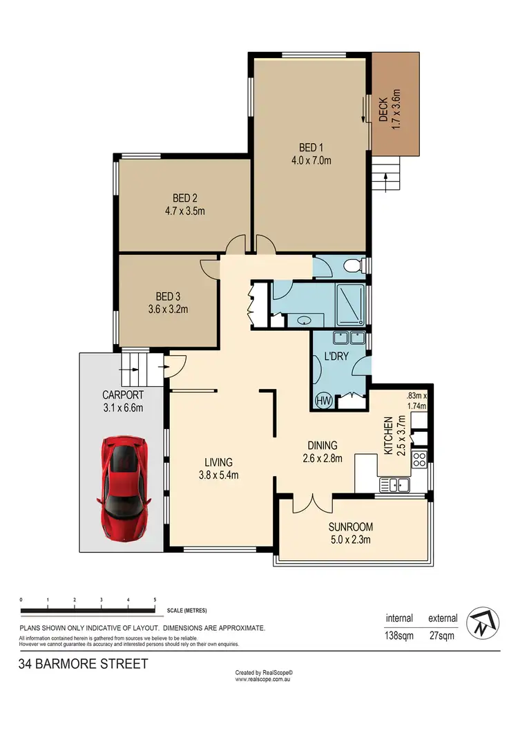 Floorplan of Homely house listing, 34 Barmore Street, Tarragindi QLD 4121