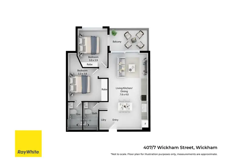 Floorplan of Homely house listing, 407/7-11 Wickham Street, Wickham NSW 2293
