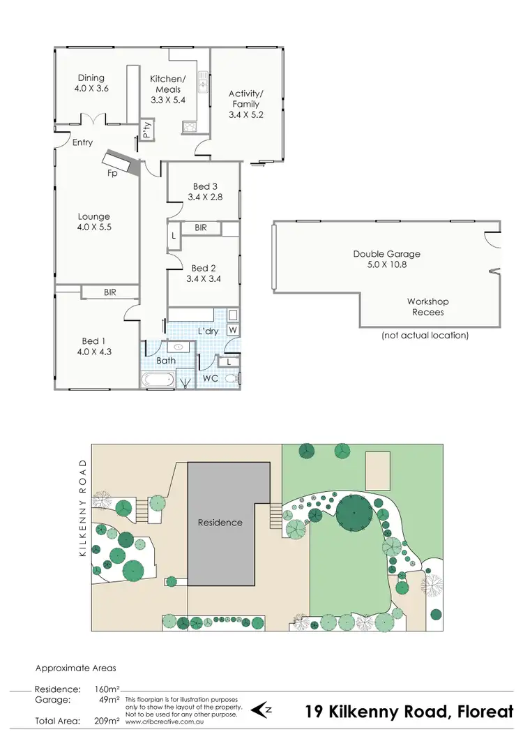 Floorplan of Homely house listing, 19 Kilkenny Road, Floreat WA 6014