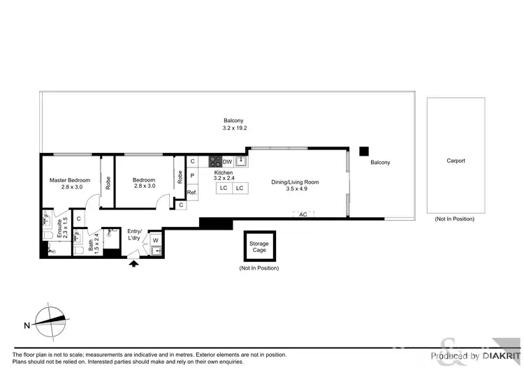 Floorplan of Homely unit listing, 603/1A Finch Street, Malvern East VIC 3145
