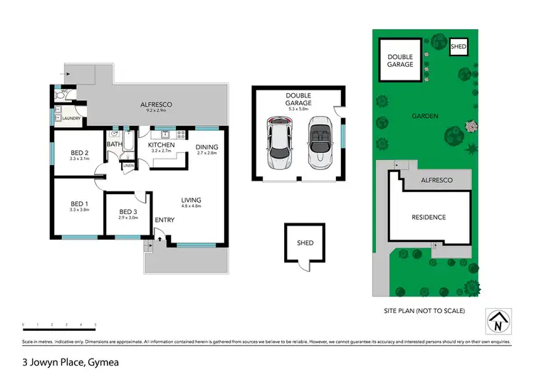 Floorplan of Homely house listing, 3 Jowyn Place, Gymea NSW 2227