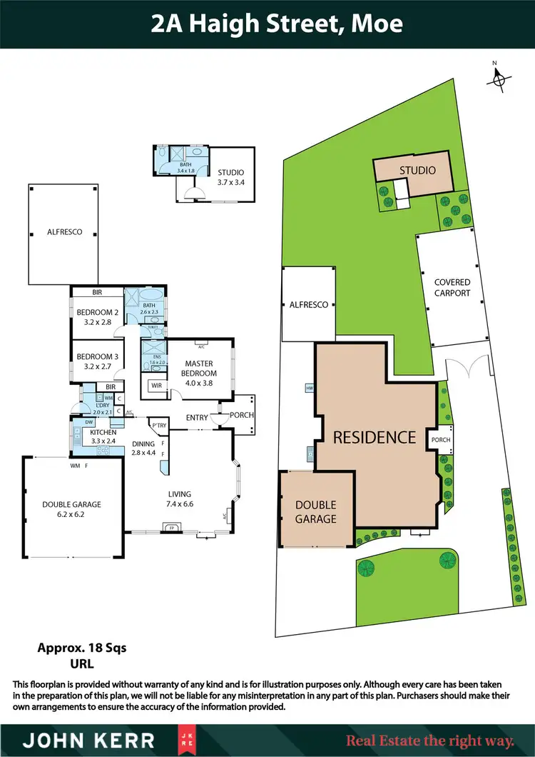 Floorplan of Homely house listing, 2a Haigh Street, Moe VIC 3825
