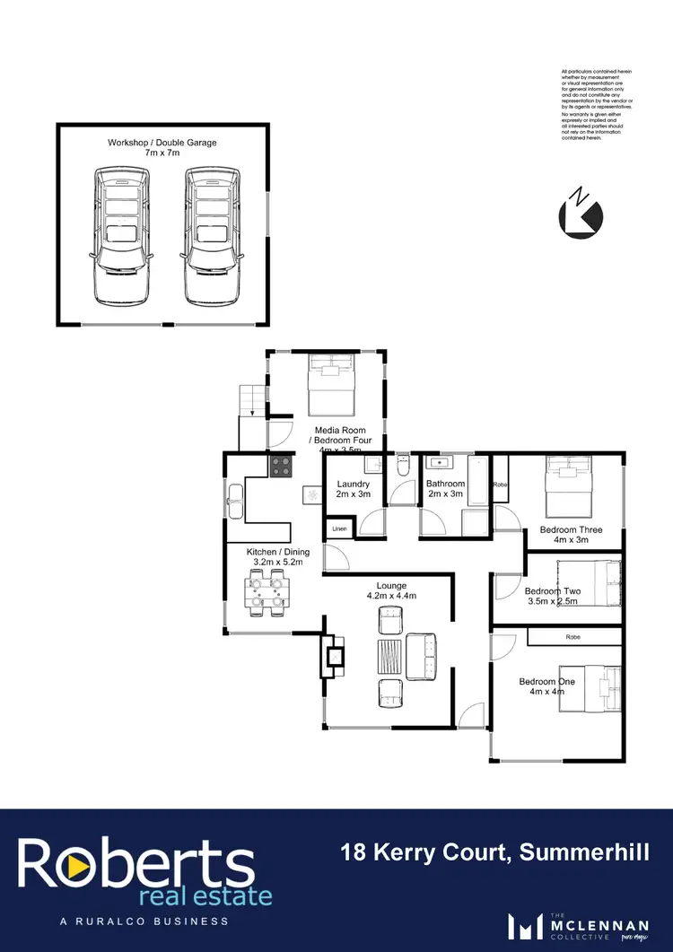 Floorplan of Homely house listing, 18 Kerry Court, Summerhill TAS 7250