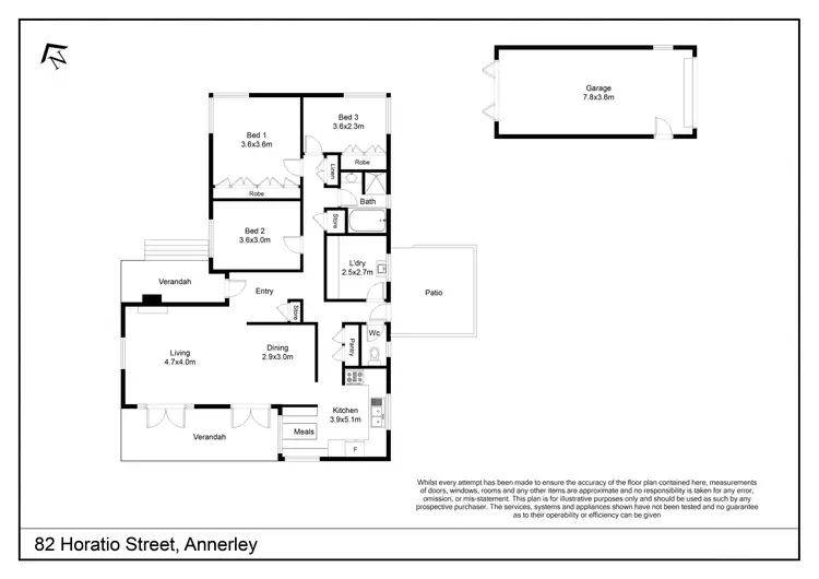 Floorplan of Homely house listing, 82 Horatio Street, Annerley QLD 4103