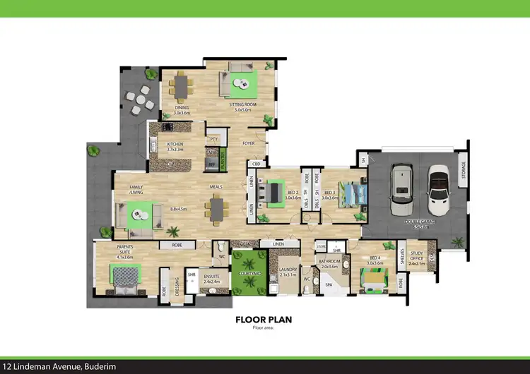 Floorplan of Homely house listing, 12 Lindeman Avenue, Buderim QLD 4556