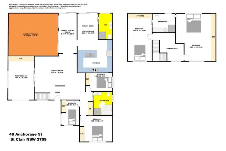 Floorplan of Homely house listing, 48 Anchorage Street, St Clair NSW 2759