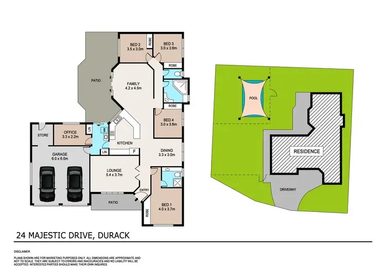 Floorplan of Homely house listing, 24 Majestic Drive, Durack NT 830
