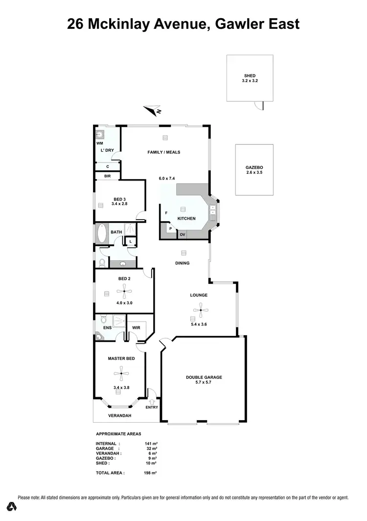Floorplan of Homely house listing, 26 Mckinlay Avenue, Gawler East SA 5118