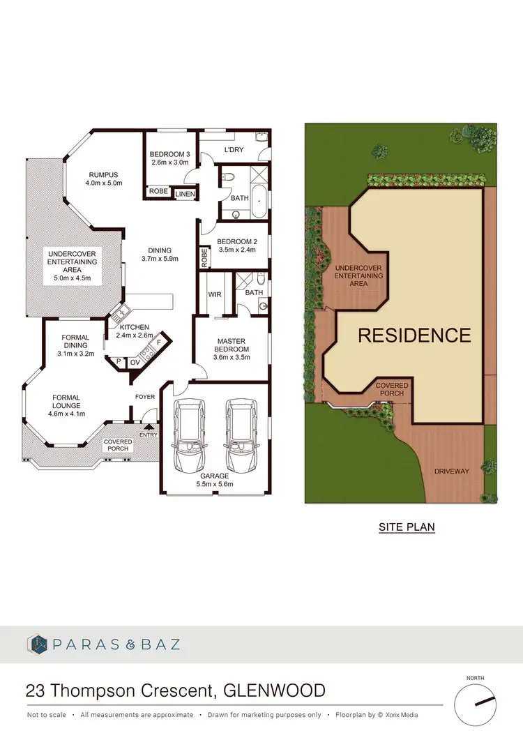 Floorplan of Homely house listing, 23 Thompson Crescent, Glenwood NSW 2768