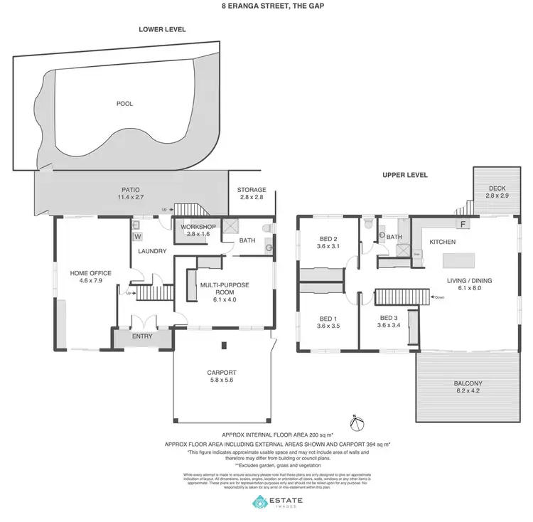 Floorplan of Homely house listing, 8 Eranga Street, The Gap QLD 4061
