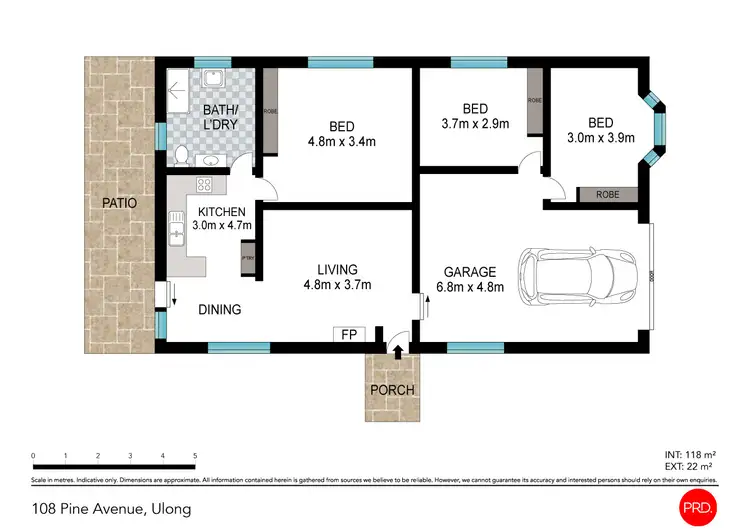 Floorplan of Homely house listing, 108 Pine Ave, Ulong NSW 2450