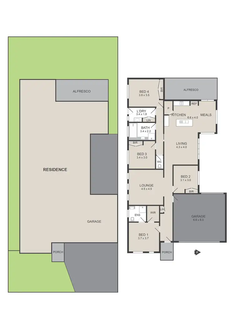 Floorplan of Homely house listing, 23 Paisley Crescent, Mernda VIC 3754