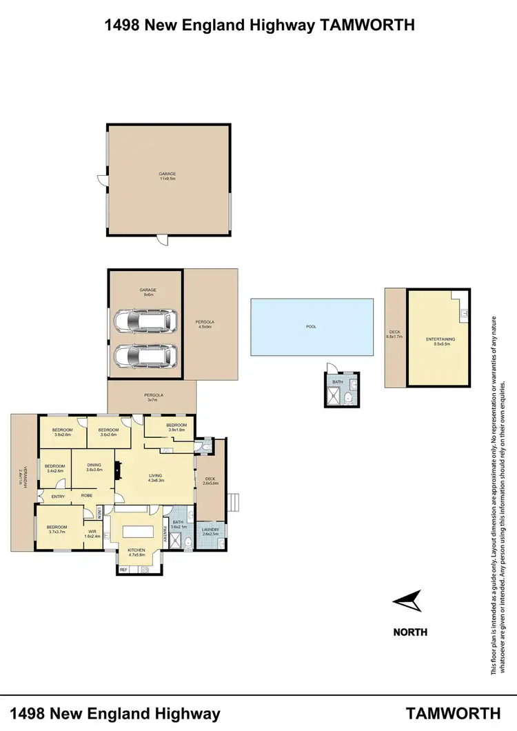Floorplan of Homely house listing, 1498 New England Highway, Tamworth NSW 2340