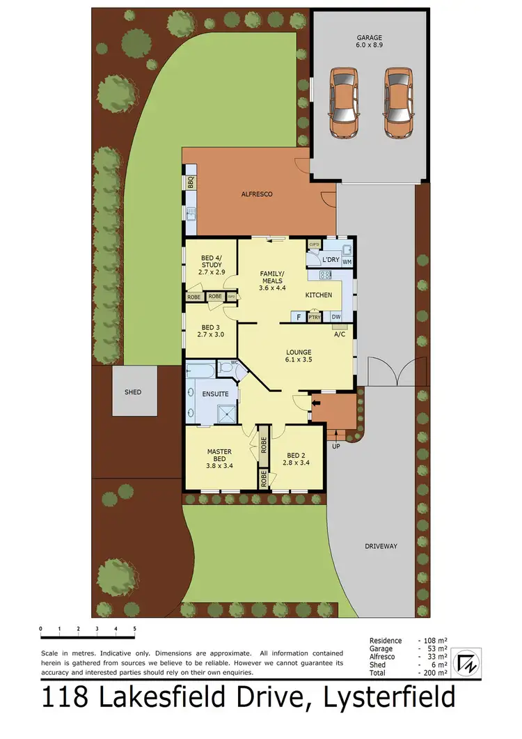 Floorplan of Homely house listing, 118 Lakesfield Drive, Lysterfield VIC 3156